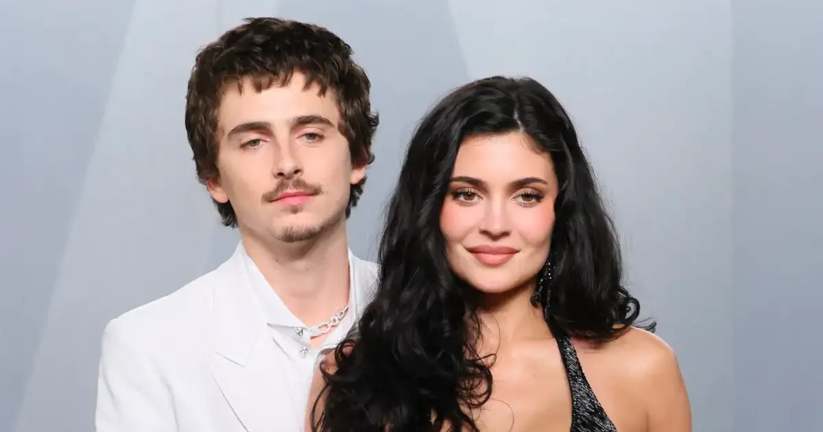 Тимоти Шаламе нашел общий язык с детьми Кайли Дженнер