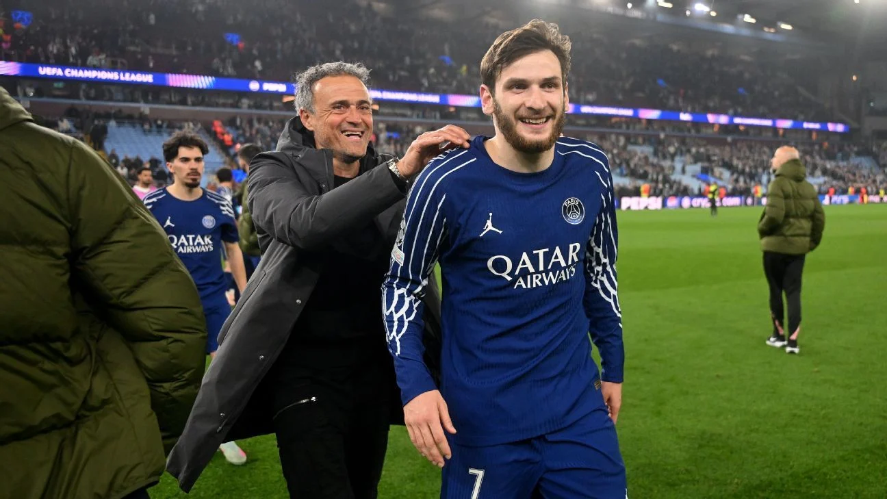 Арсенал проявляет интерес к вингеру ПСЖ Кварацхелия, Хавертц опровергает слухи об уходе