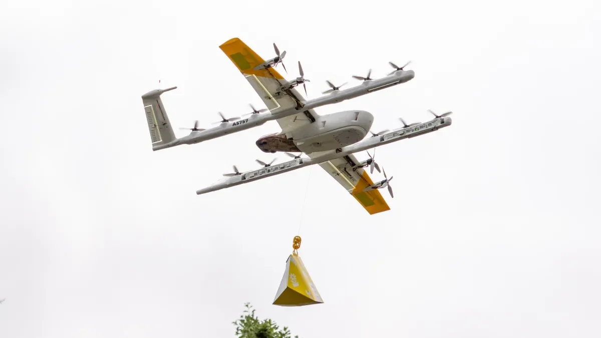 Дроны Wing начнут доставку в районе залива Сан-Франциско в этом году