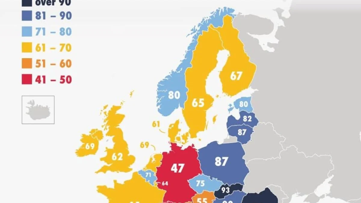 Инфографика: где в Европе больше всего собственников жилья — от Румынии до Швейцарии