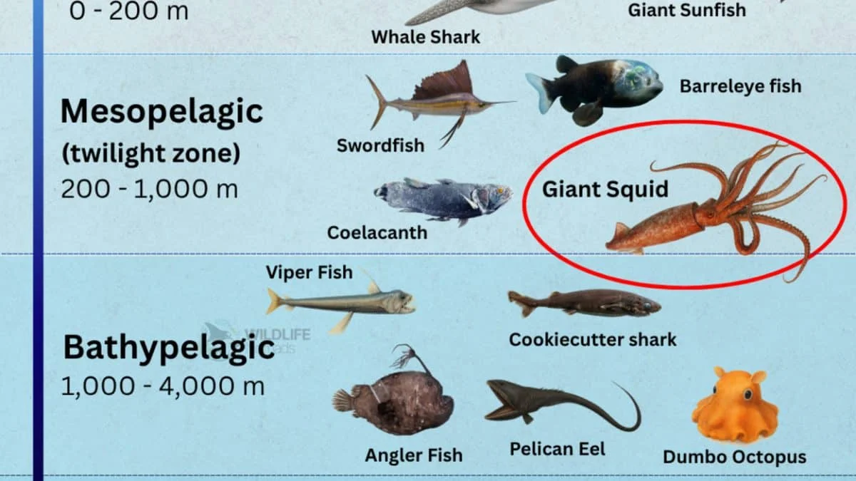 Пять зон океана: от солнечной эпипелагиали до хадальных глубин