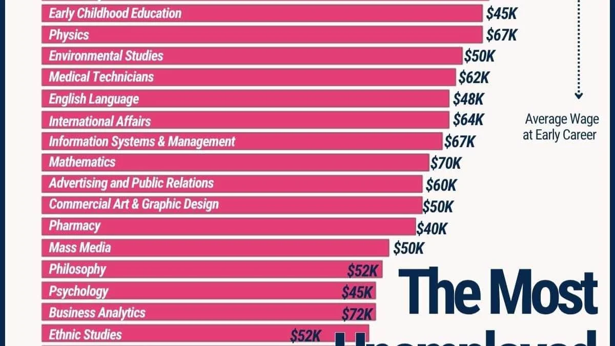 Выпускники антропологии и IT: кто сталкивается с безработицей в США