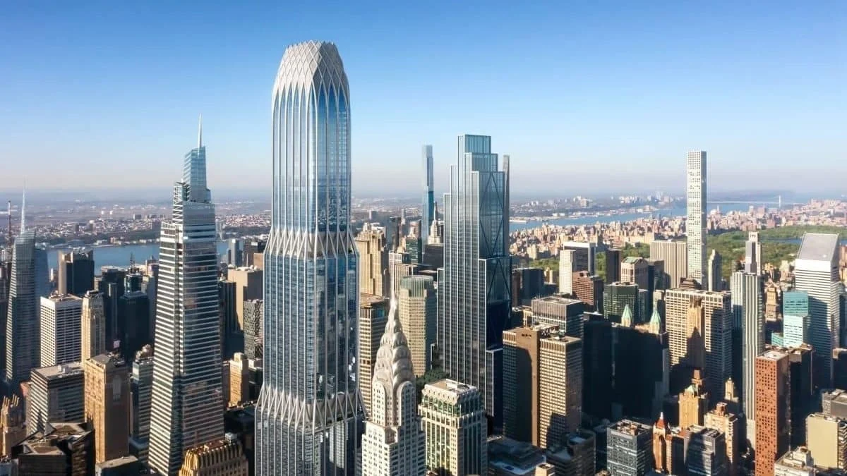 Решетчатый гигант: в Нью-Йорке появится небоскреб высотой 470 метров, который войдет в тройку высочайших в США