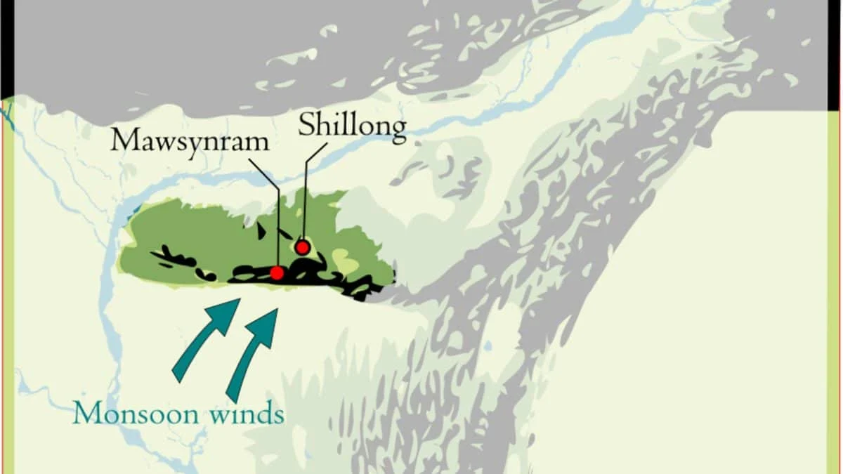 Маусинрам: рекордсмен по осадкам среди обитаемых мест Земли
