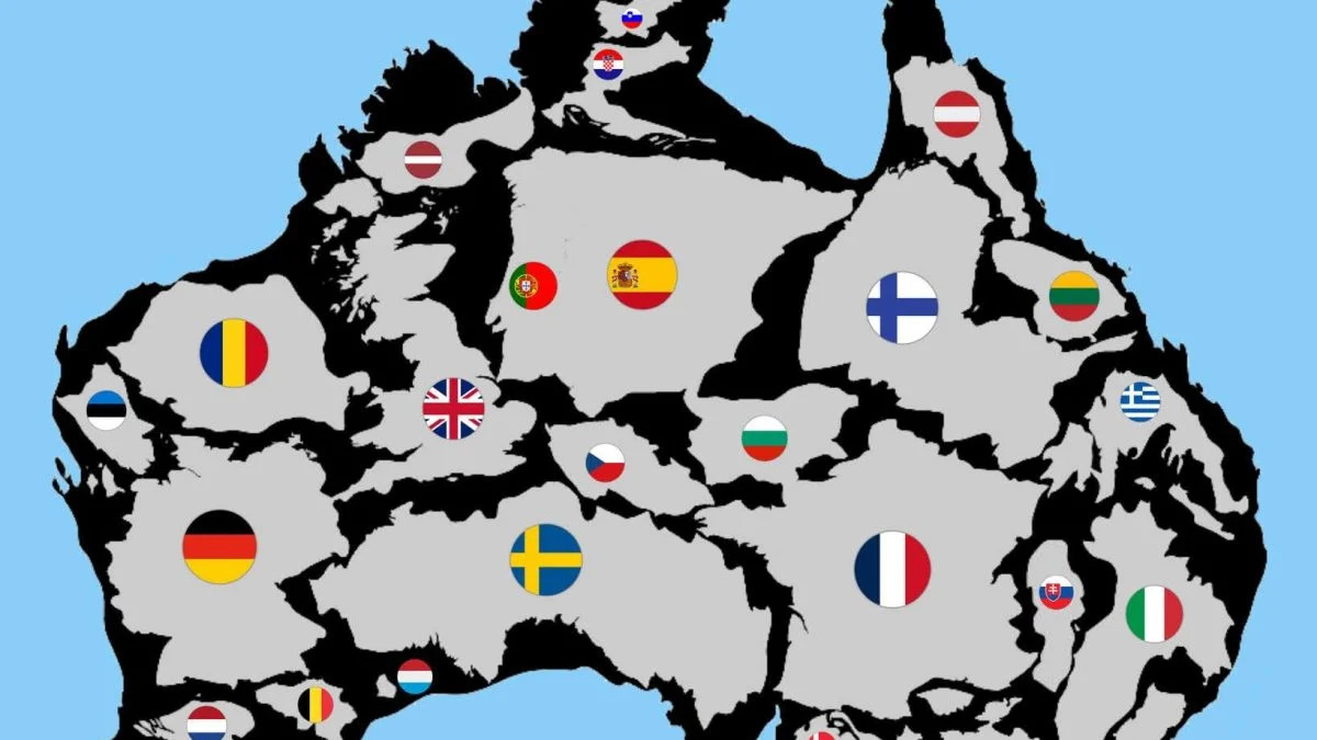 Австралия как гигант: какие страны Европы поместятся на её территории